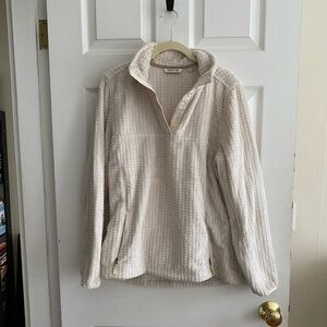 Orvis quarter-zip / quarter-snap sweatshirt